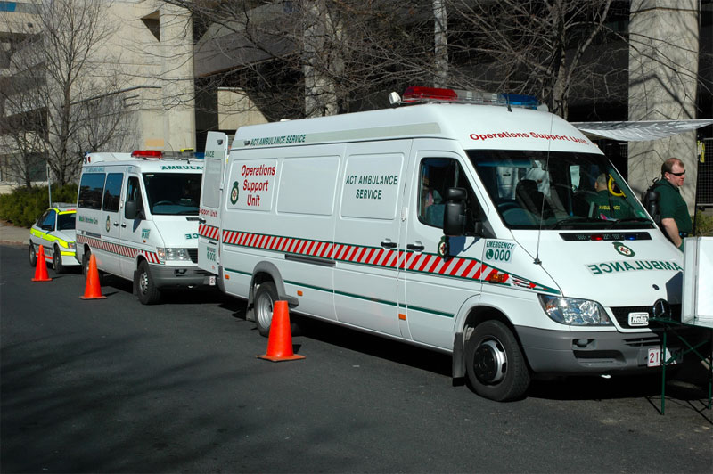 Fluorescent Livery Comparison;www.ambulancevisibility.com-John Killeen